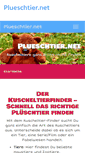 Mobile Screenshot of plueschtier.net
