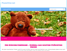 Tablet Screenshot of plueschtier.net